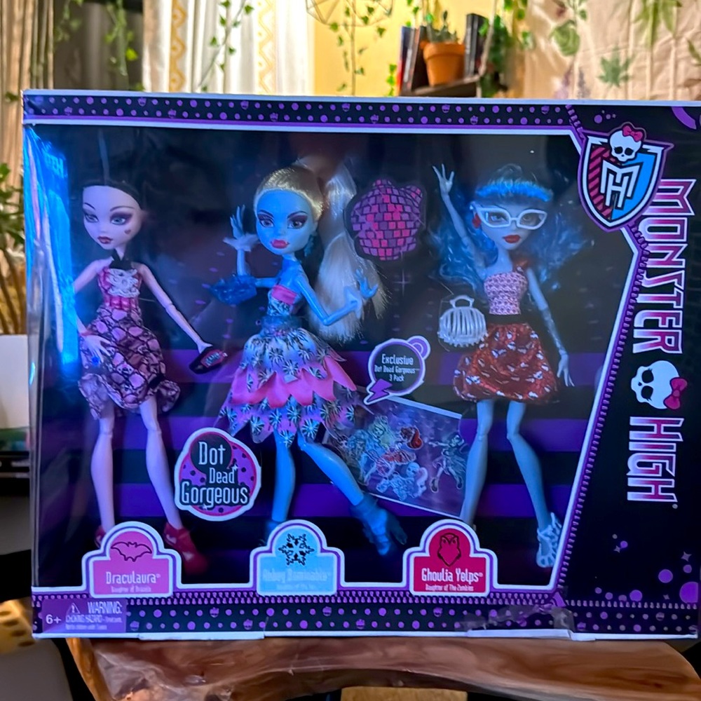 SOLD Rare + HTF Monster High 3 pack - Dot Dead Gorgeous